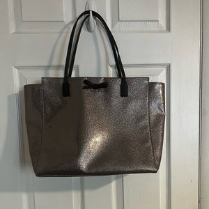 Kate Spade Silver Glitter Tote bag. Gently used great condition
